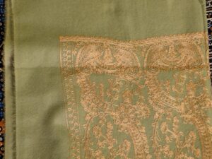 Monipuri Shawl gray color (embroidery design), 20250102